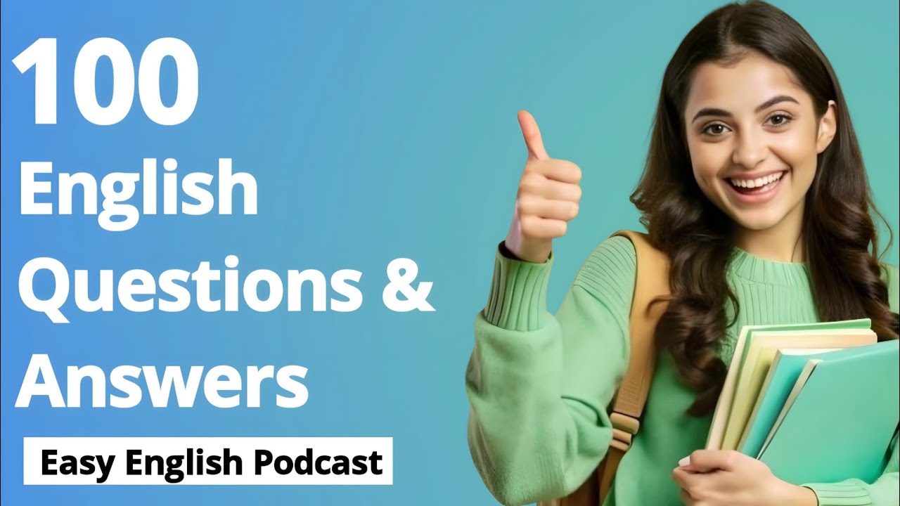 🔥Shadowing Practice for Real Fluency 100 English Questions & Answers | Master Listening & Speaking💯