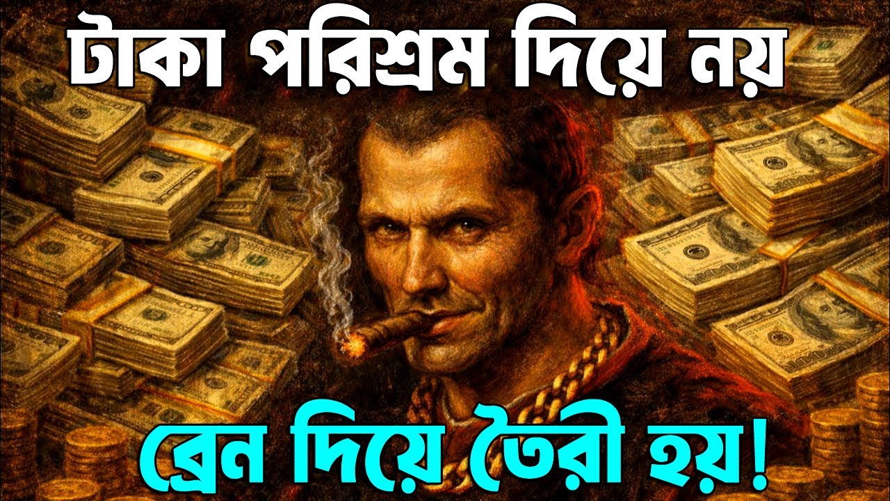 টাকা পরিশ্রম দিয়ে নয় ব্রেন দিয়ে তৈরী হয় ! Change Your Thinking Change Your Life ! How to get Rich