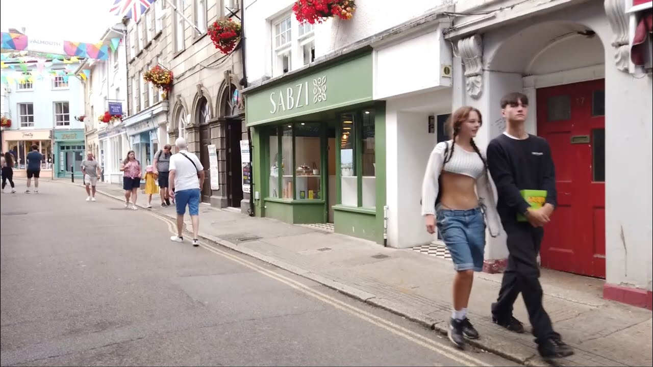 A Walk Round Falmouth, Cornwall, UK