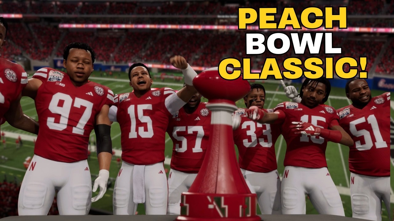 PEACH BOWL CLASSIC! Nebraska vs Georgia | College Football 26 Playoff Semifinal