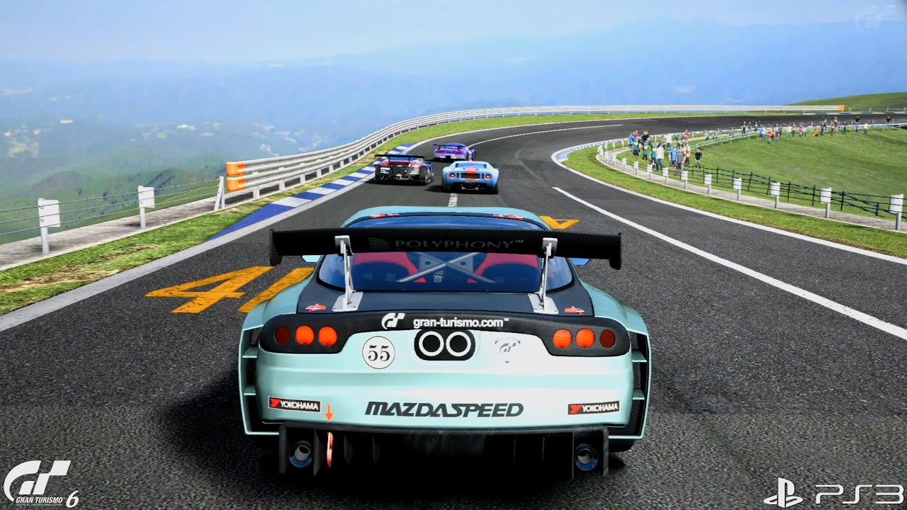 Gran Turismo 6 | Mazda RX-7 Spirit R Touring Car - Cape Ring-North [4KPS3]
