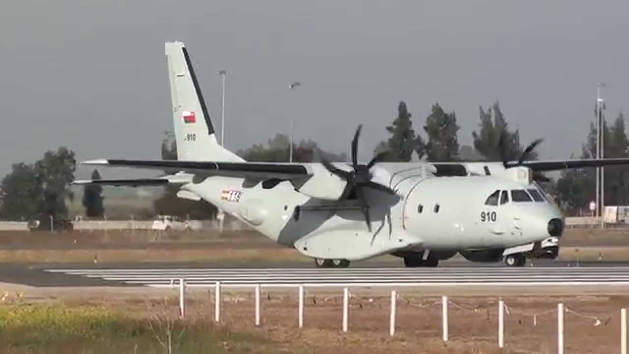 Oman Air Force CASA C-295MPA Persuader (910) Take Off Sevilla LEZL