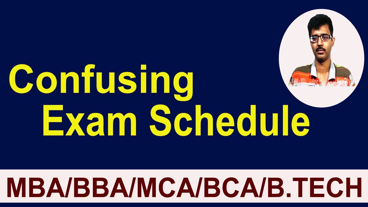 MAKAUT EXAMINATION SCHEDULE