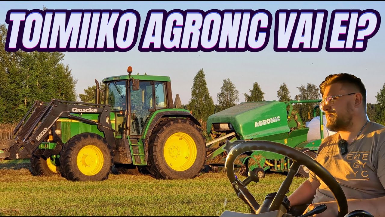 Paalailu juttuja #suomi #maatalous #farming #johndeere #agronic