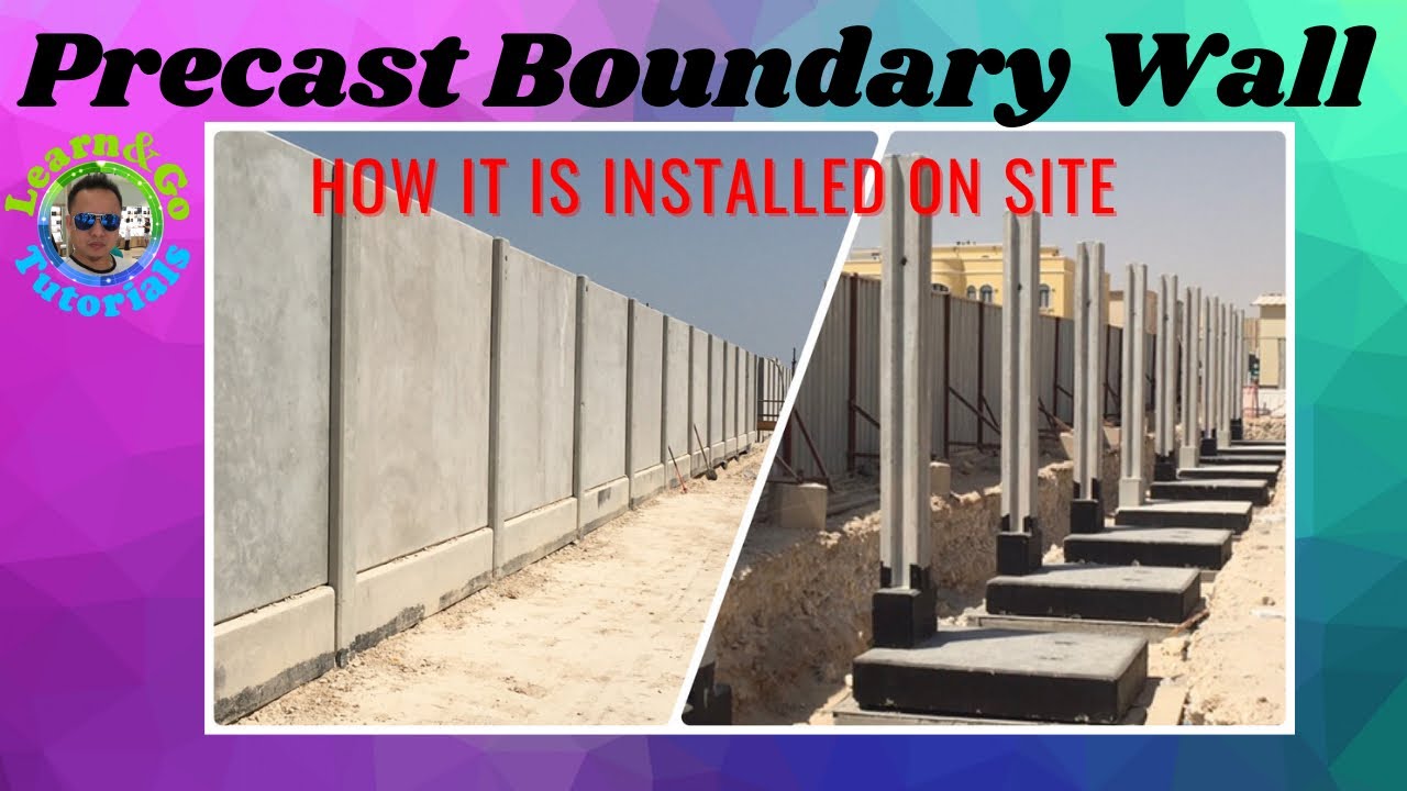How Precast Concrete Boundary Wall Is Installed