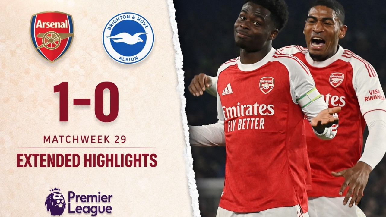 Brighton & Hove Albion vs Arsenal 1-0| Highlights | Premier League 2026