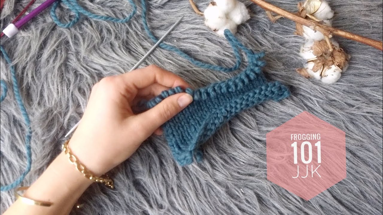 Frogging 101 (2020): How To Frog Stockinette Stitch Made Easy