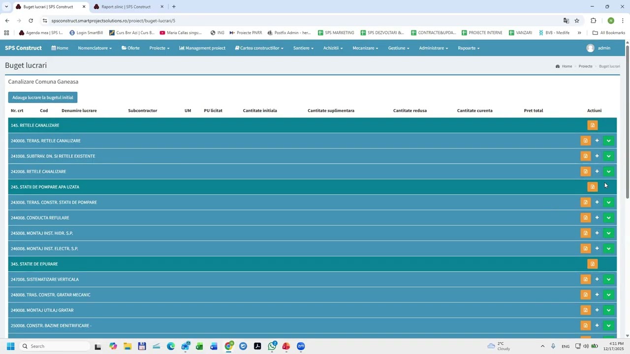 WEBINAR SPS CONSTRUCT , detaliere modul nou 