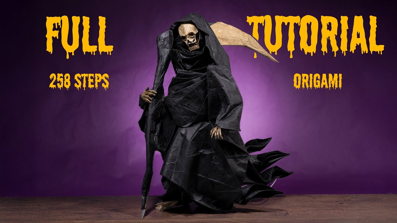 Origami Grim Reaper (Miyamoto Chuya) The Ultimate Tutorial