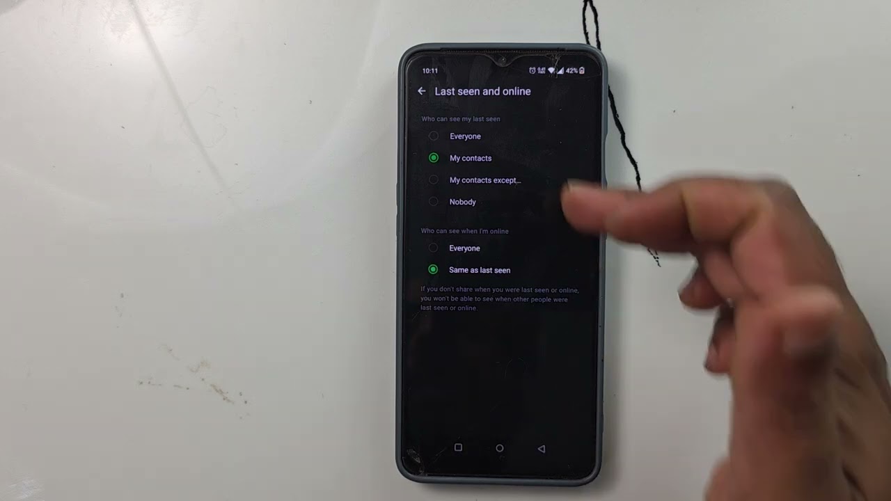 how to hide online status on whatsapp android