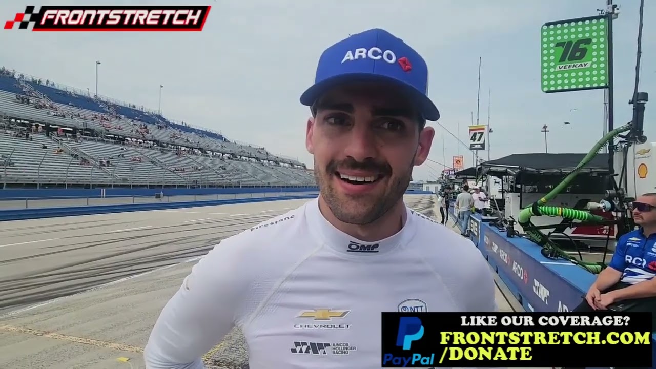 Rinus VeeKay Has Great Run at Milwaukee: 