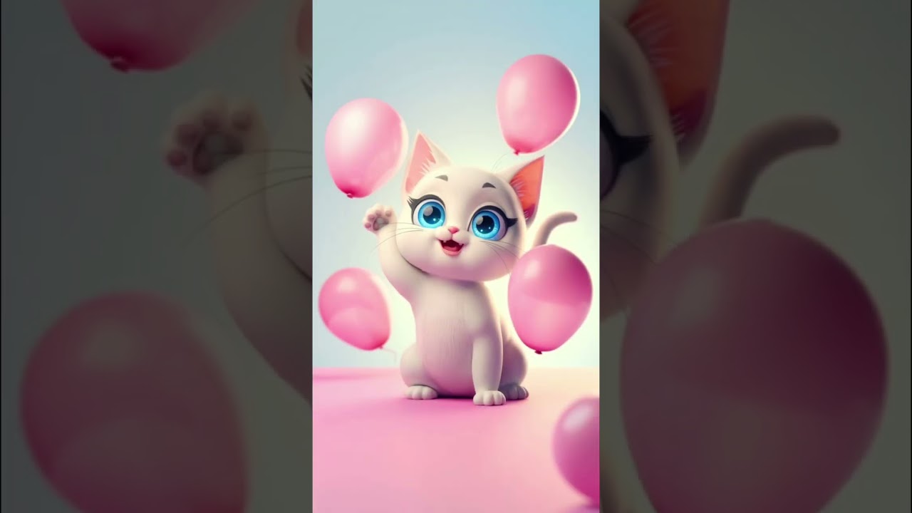 Kitten got a surprise birthday! 🐾🎉 🎂🎁 