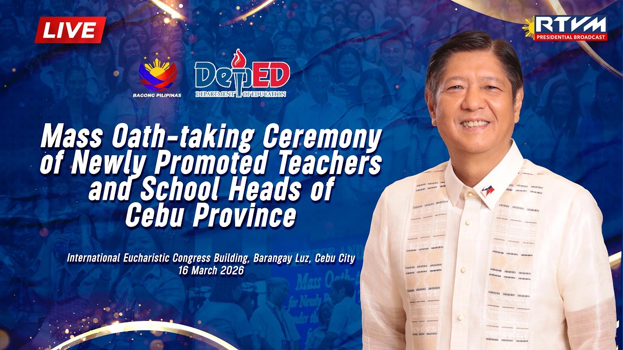 Mass Oath-taking Ceremony of Newly Promoted Teachers and School Heads of Cebu Province