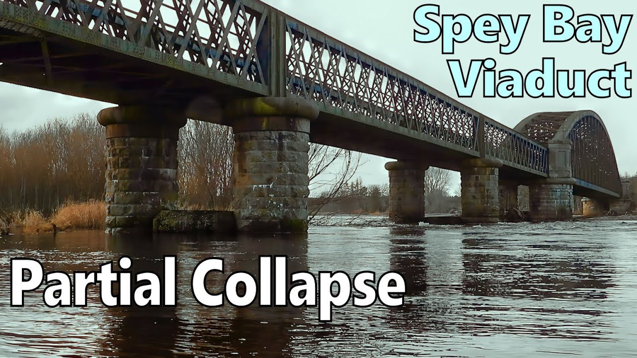 Wounded Spey Bay Viaduct.