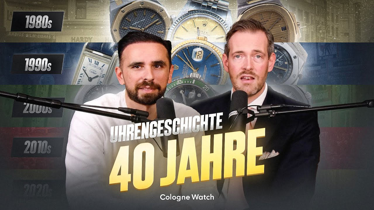 40 JAHRE Uhrengeschichte! | Die Highlights jeder Generation! | Cologne Watch