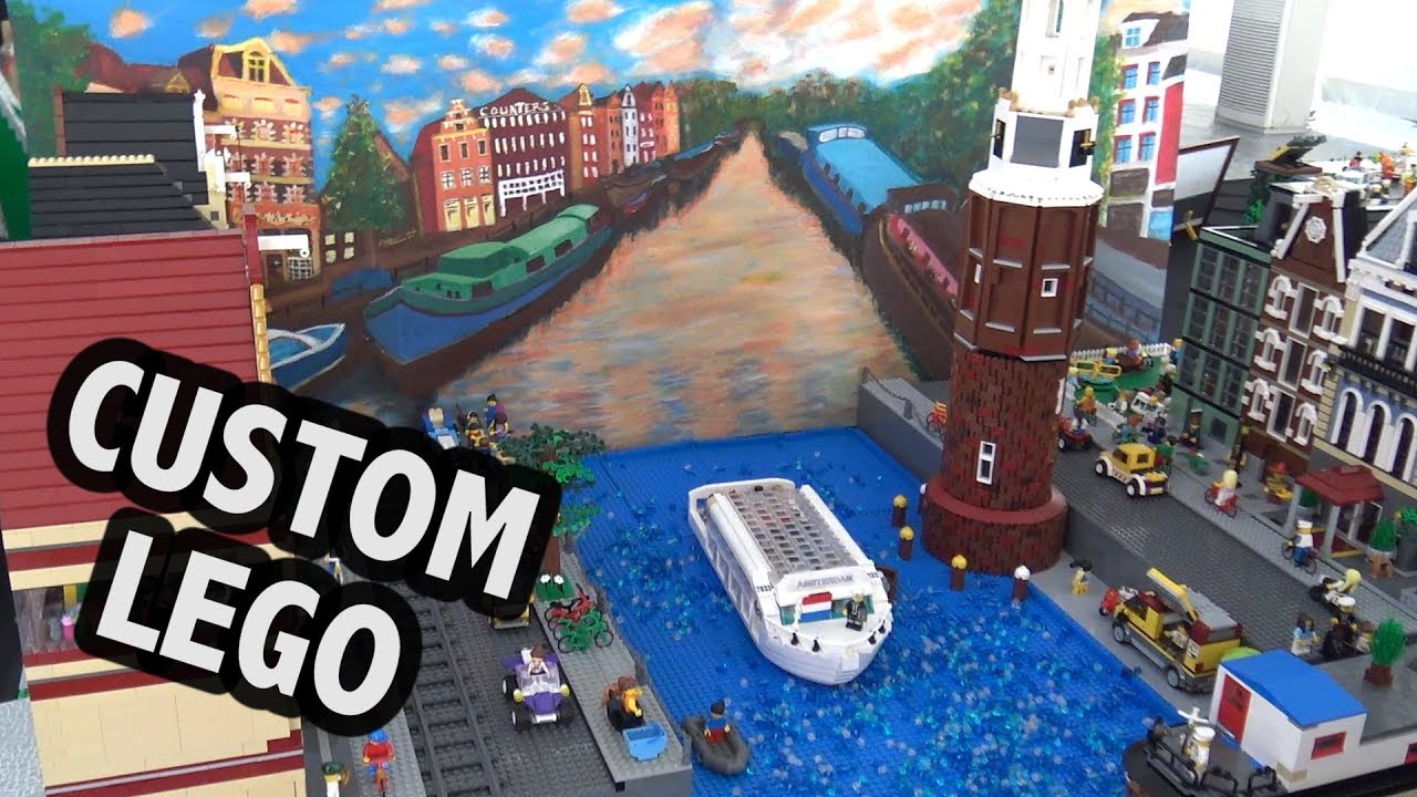 Amsterdam Canal Created in LEGO | Paredes de Coura Fan Weekend 2017