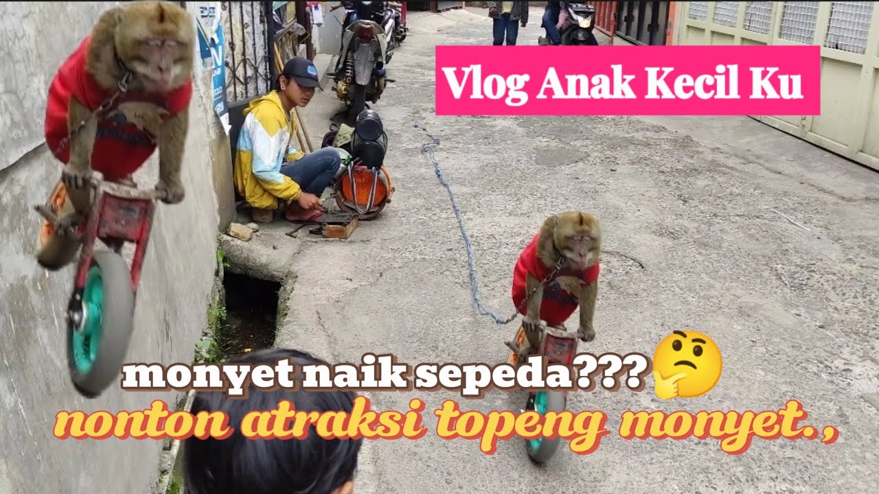NONTON TOPENG MONYET ❤️❤️ DIANDRA NONTON TOPENG MONYET LUCU SAMPE KETAKUTAN TAPI SERU,,!!!❤️