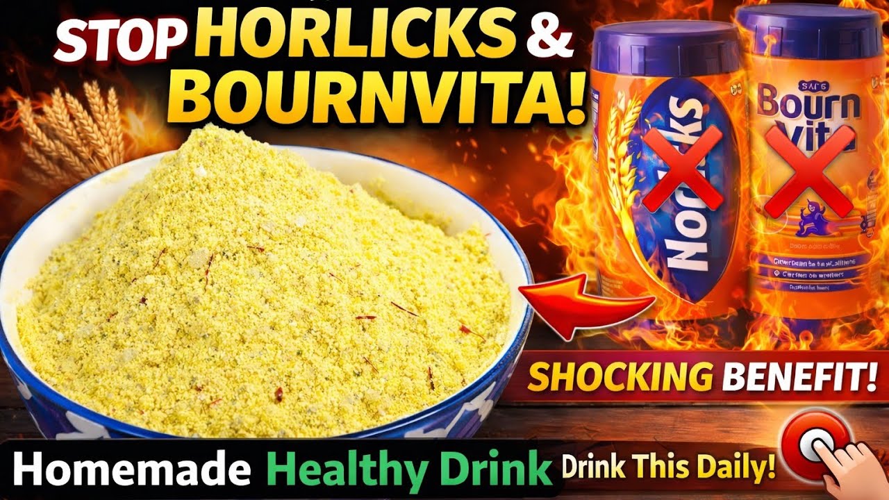 Bournvita Horlicks पीना आज ही बंद करें | घर पर बनाये Healthy Homemade Health Drink