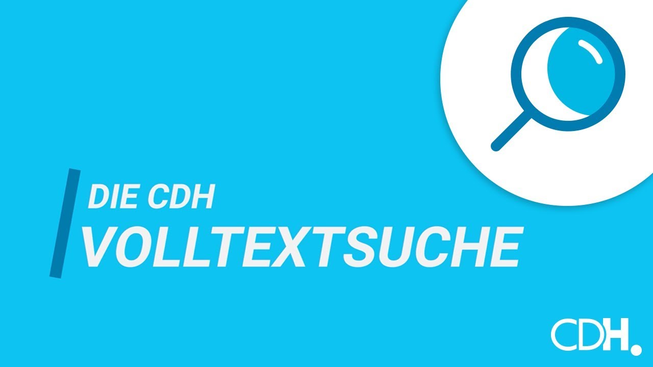 Volltextsuche | CDH GmbH