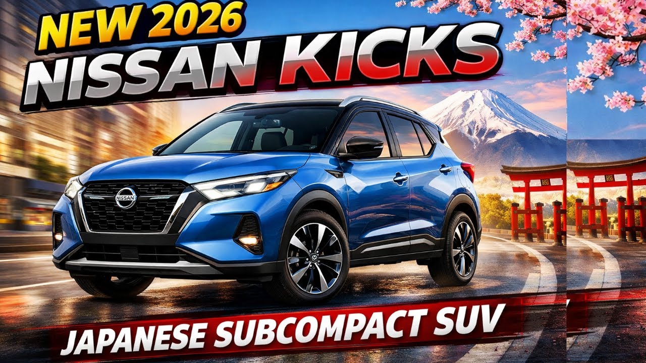 The Japanese Subcompact SUV of New 2026 Nissan Kicks a detailed overview