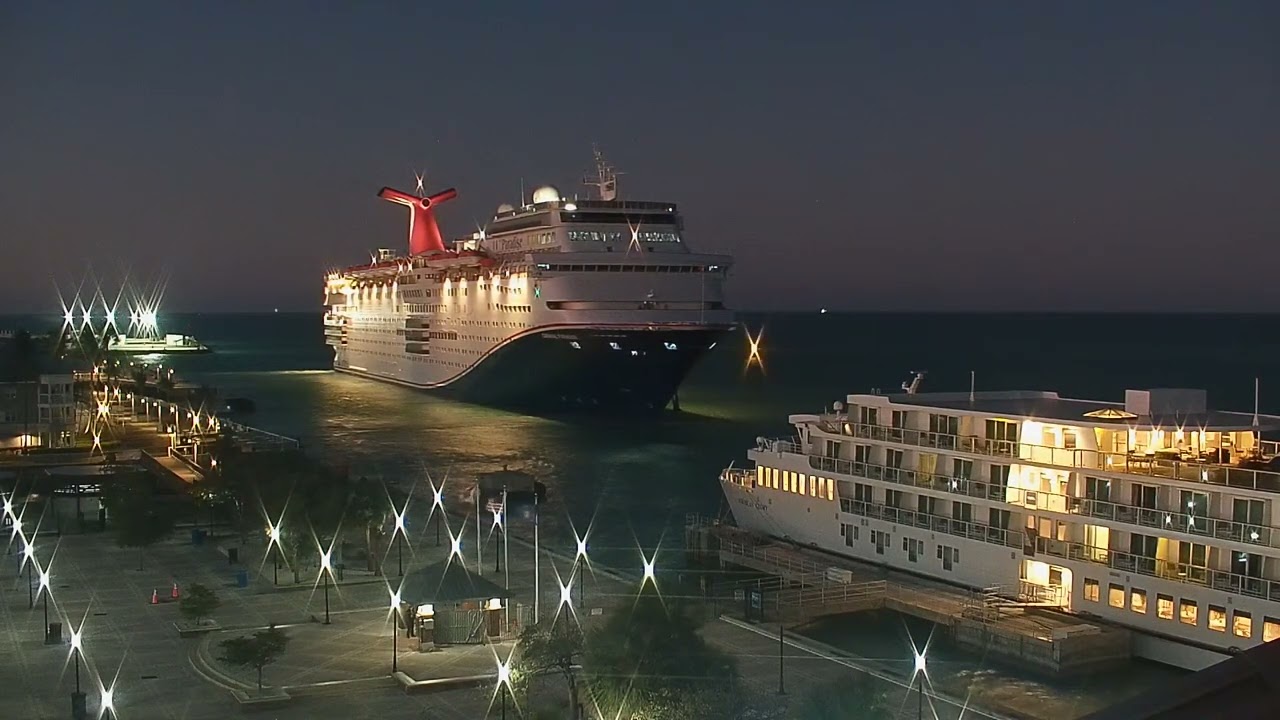 Carnival Paradise Daybreak Departure from Key West