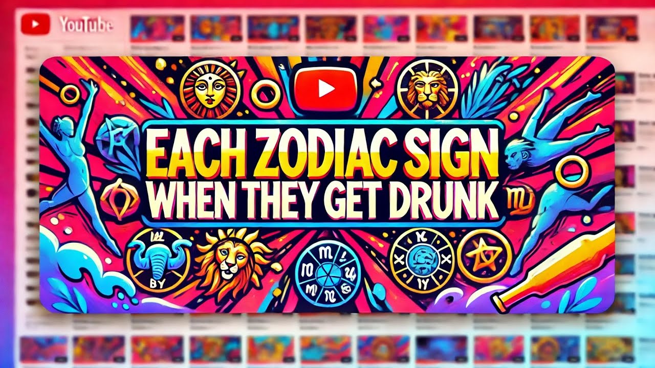 Each Zodiac Sign When They Get Drunk #zodiasigns #astrology