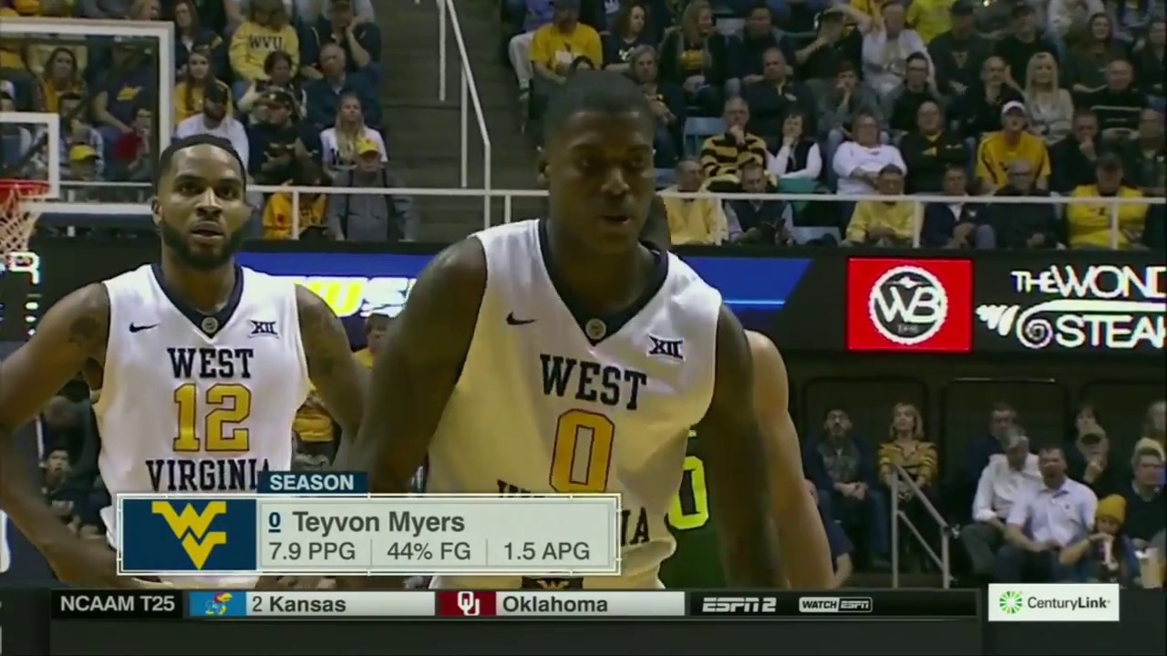 2016-17 NCAAB - #10 WVU vs #1 Baylor