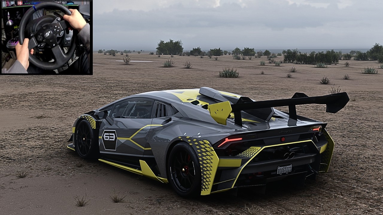 Lamborghini Trofeo EVO - Forza Horizon 5 | Steering Wheel Gameplay
