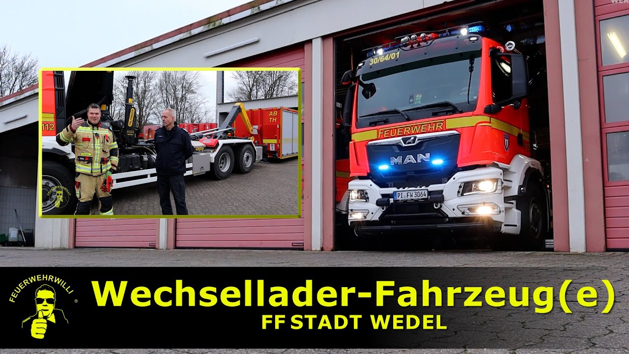 Wechselladerfahrzeug(e) der FF Stadt Wedel #WLF