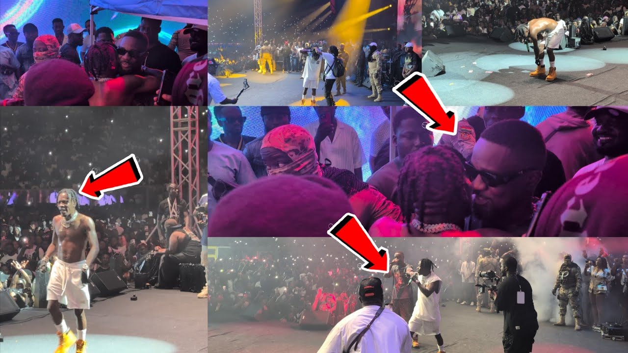 Shatta Wale' & Sarkodie's Rapperholic Performance In Kumasi Full Video - Total Shut Down