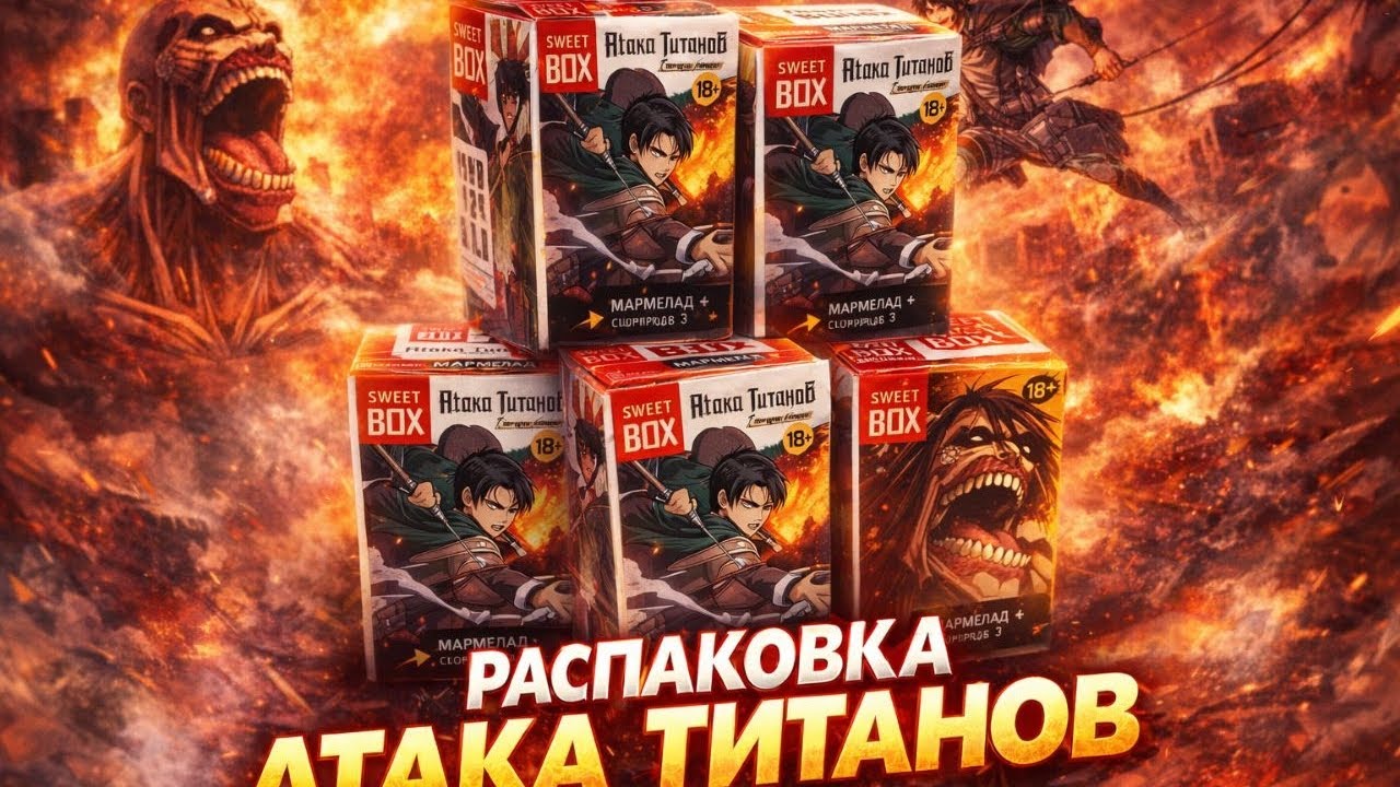 Распаковка атака титанов