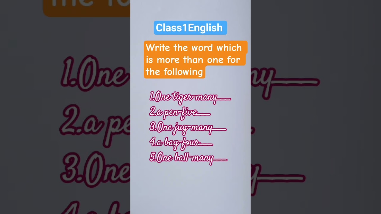 Class 1 English, Class 1 English worksheet ,#class1#class1english