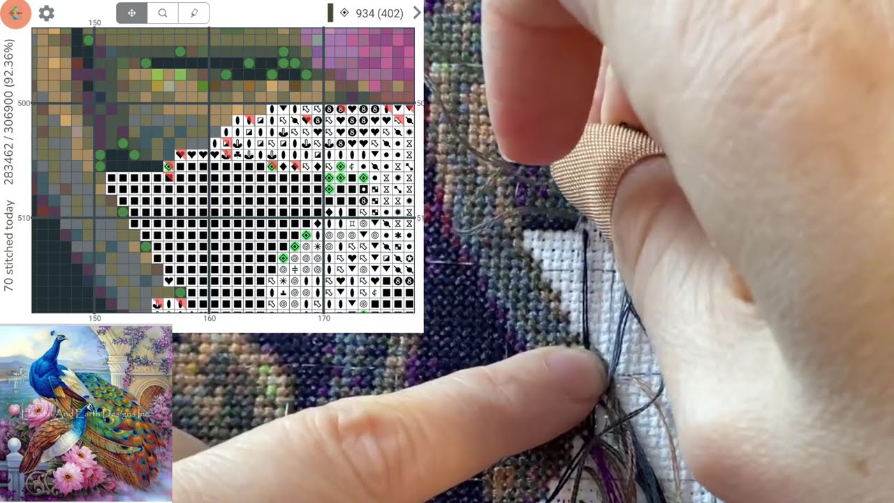 Cross Stitch: Stitch With Me #429 (with talking)
