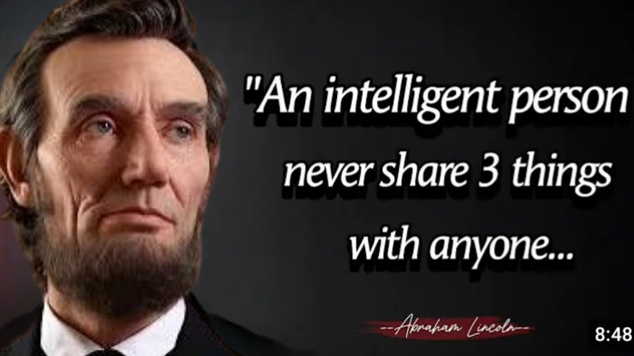 An Intelligent Person NEVER Shares These 3 Things | Life Changing Quotes You Must Know
