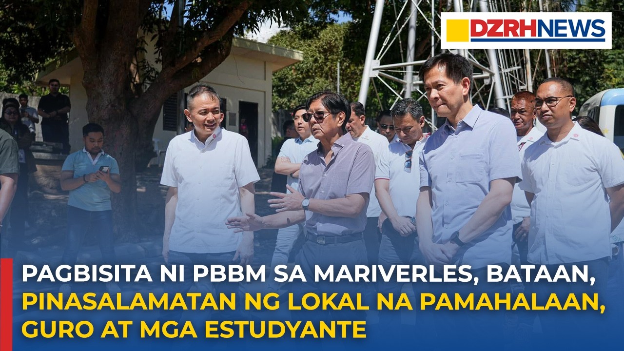 Pagbisita ni PBBM sa Mariveles, Bataan, pinasalamatan ng lokal na pamahalaan, guro at mga estudyante