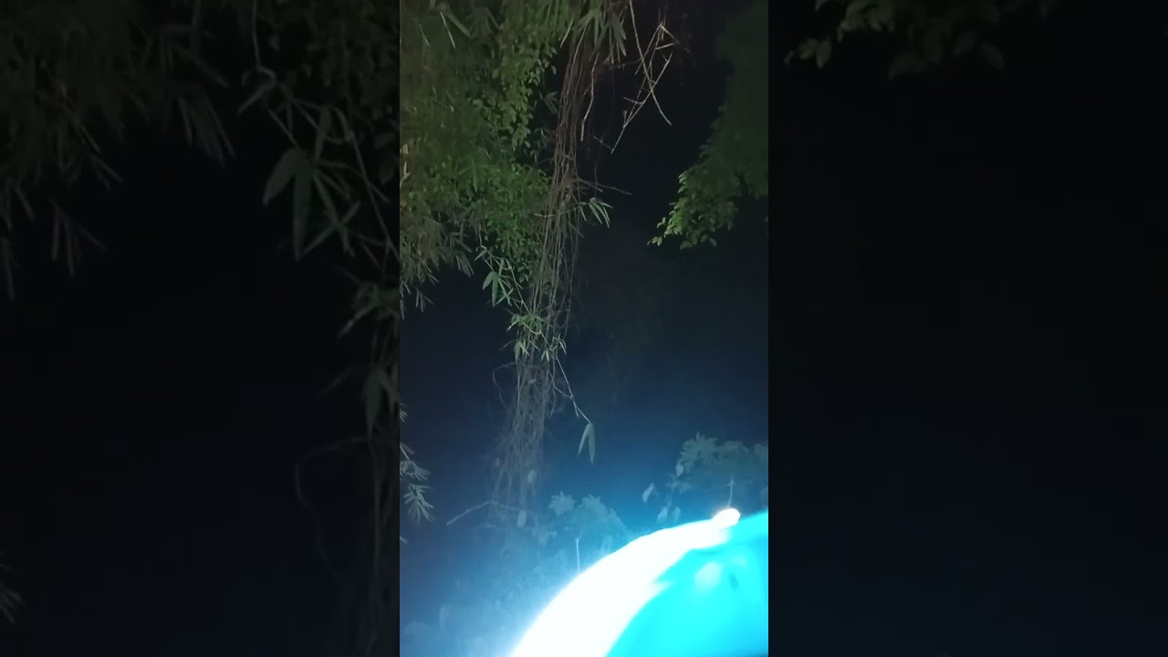 Solo extrime goa Hanoman pada malam hari