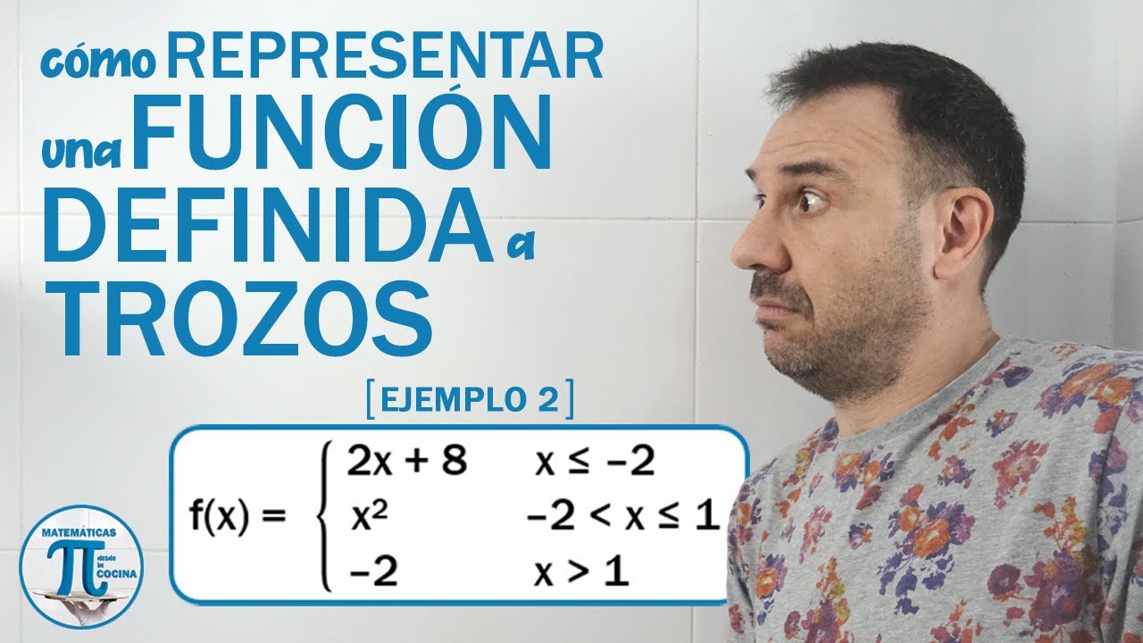 Cómo representar una FUNCIÓN DEFINIDA a TROZOS 📈 Ejercicio 2  (Y no te pierdas el *RETO* final!) 💙