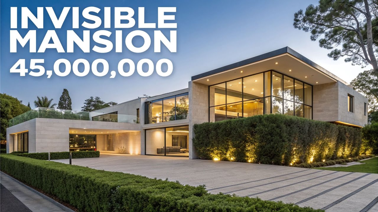 This $45,000,000 Mansion Is Completely Invisible From the Street… INSIDE Will Blow Your Mind
