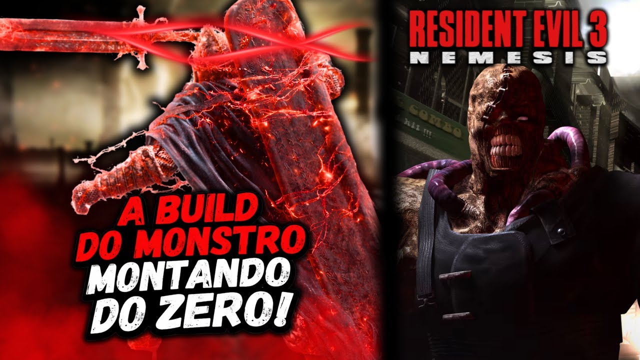 MONTANDO A BUILD DO CAÇADOR DE SINOS NO ELDEN RING! E depois Resident Evil 3 Clássico!
