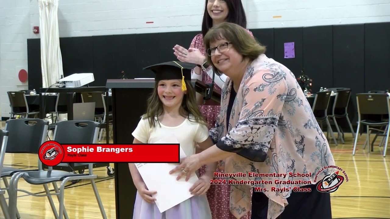 Rineyville Elementary School 2024 Kindergarten Graduation Rayls