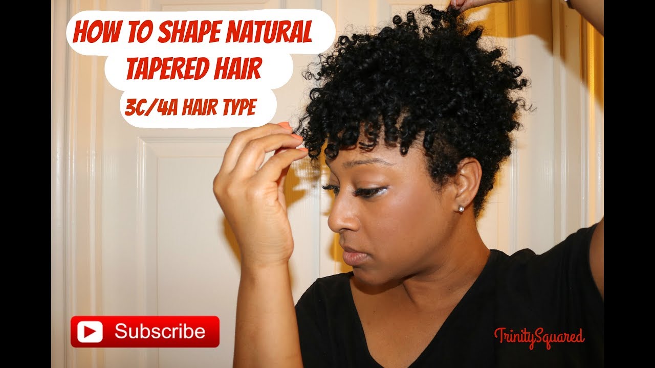 HOW TO ||  SHAPE NATURAL TAPERED CUT 3C/4A