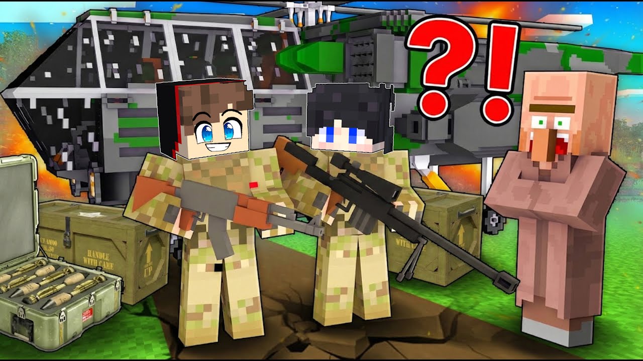 We Becomes a SOLDIER ( Part 2 ) in Minecraft