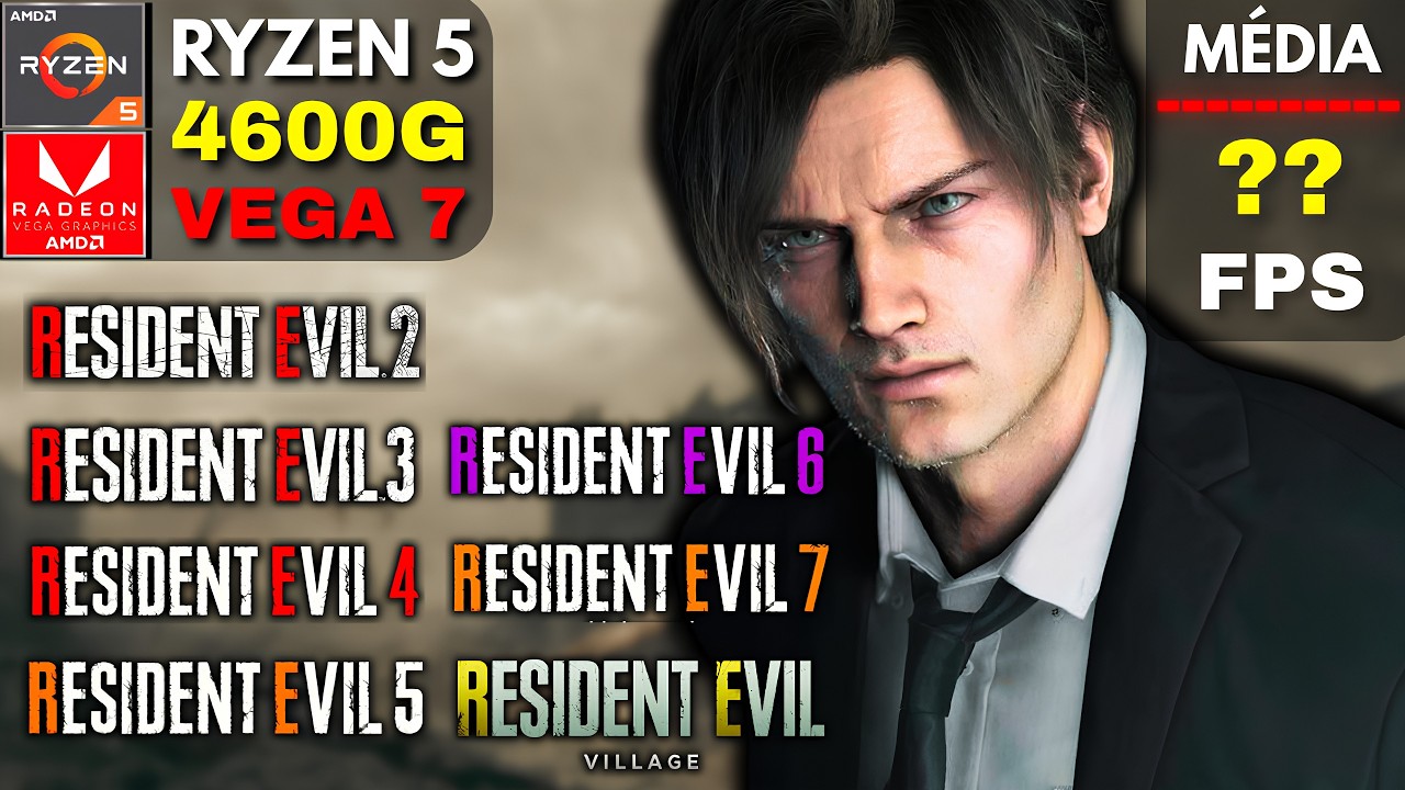 FRANQUIA RESIDENT EVIL - RYZEN 5 4600G VEGA 7 | 16GB RAM DUAL CHANNEL!