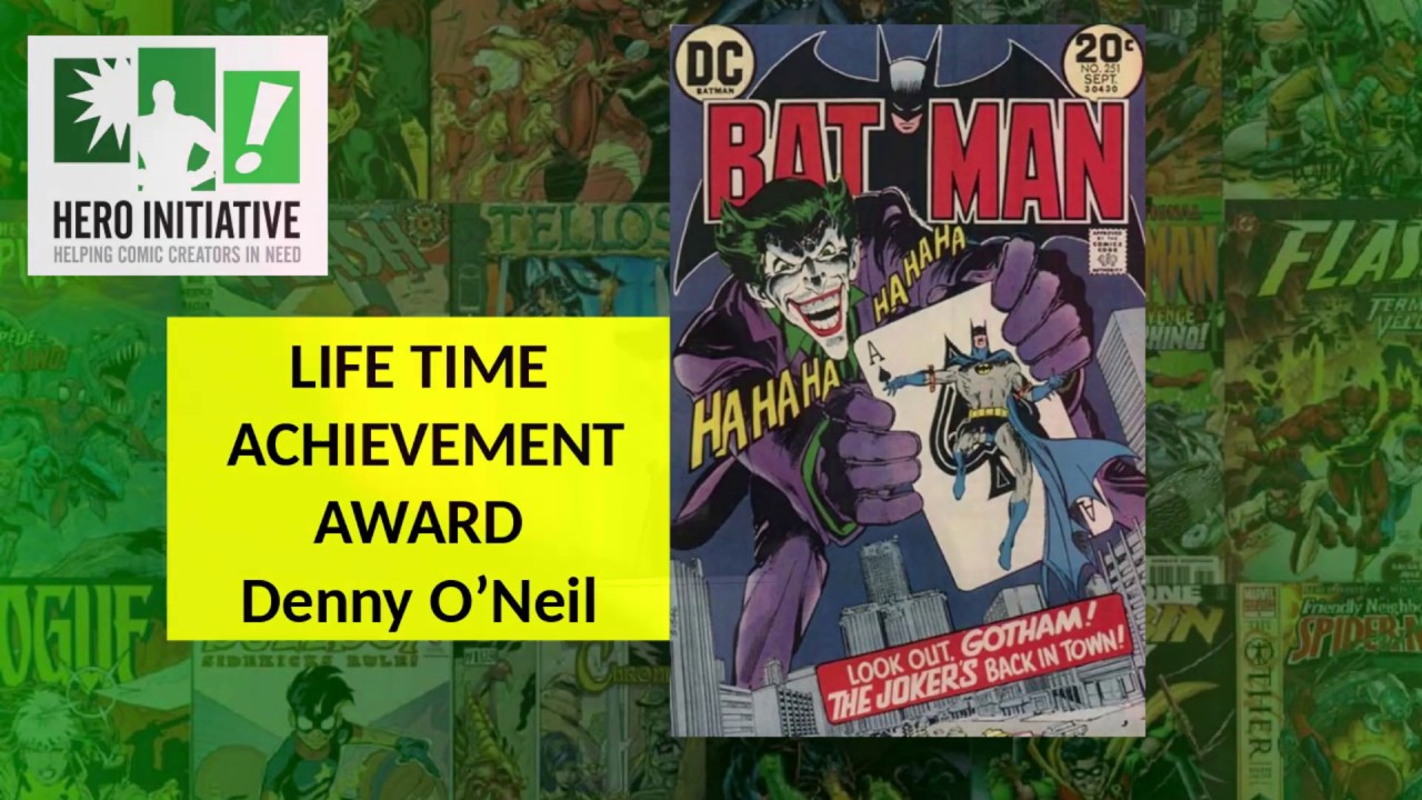 Baltimore Comic-Con 2018 Ringo Awards - Denny O'Neil Hero Initiative Lifetime Achievement Award