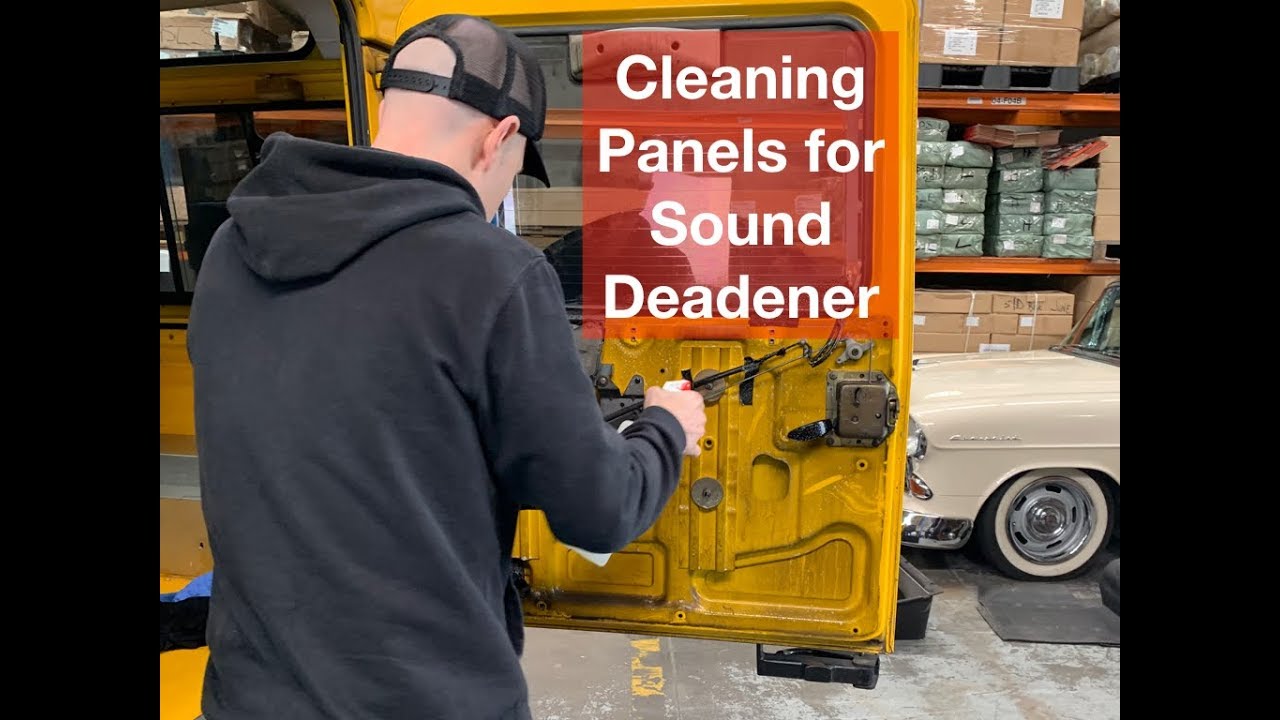 How to clean a panel for Sound Deadener, Dynamat, Noico, Fatmat