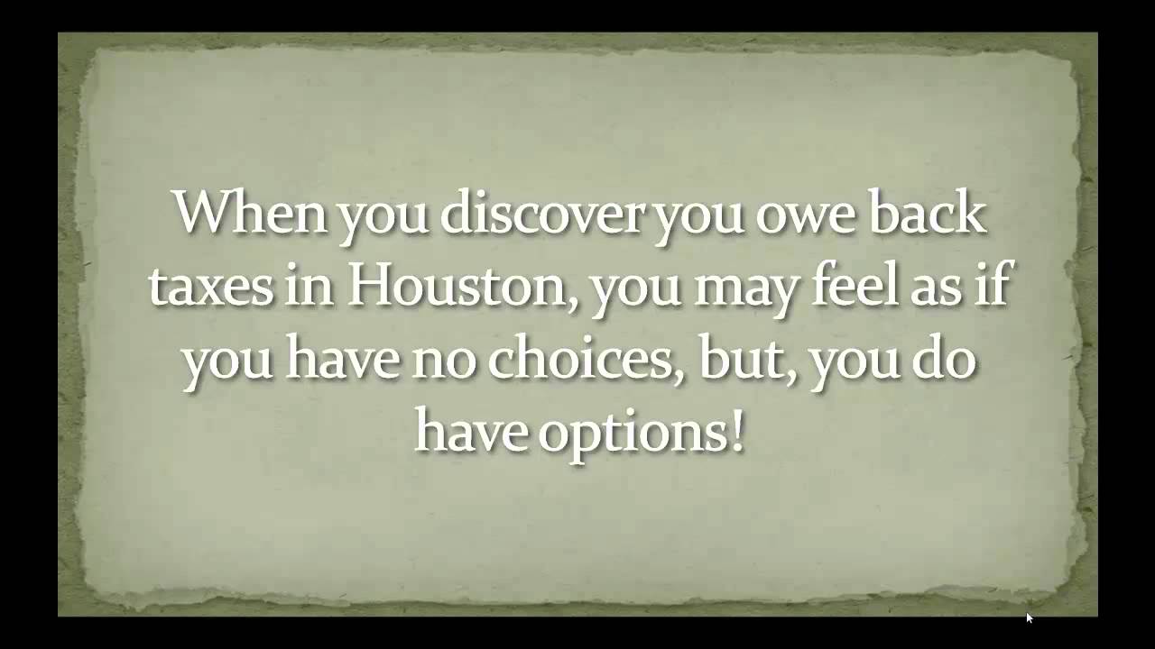 Houston Tax Forms for the IRS in Texas