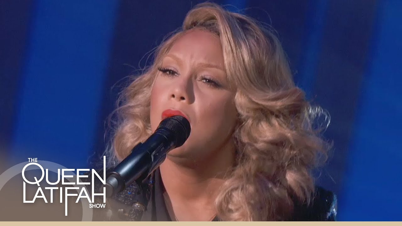 Tamar Braxton Performs 'Silent Night' on The Queen Latifah Show
