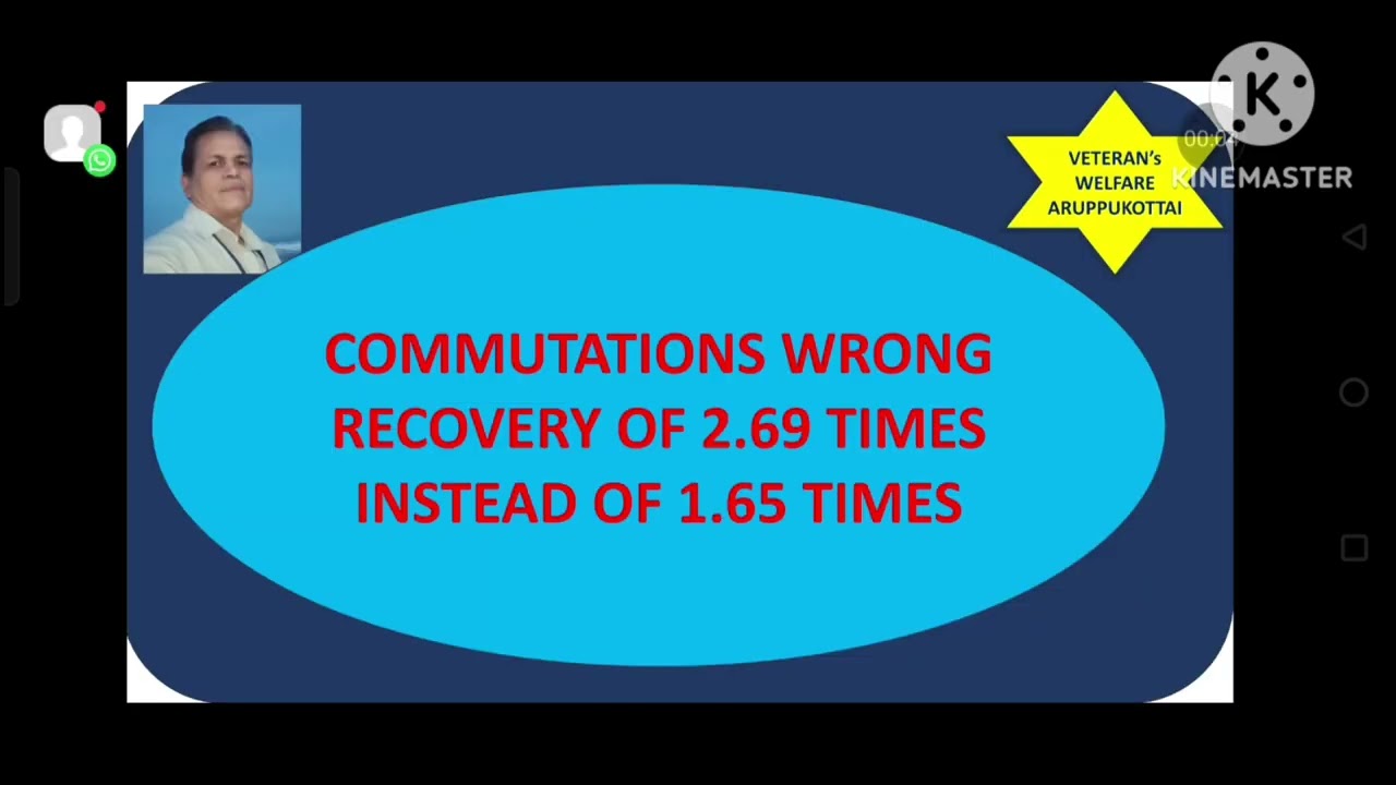 COMMUTATION LUMP SUM RECOVERY RESULTED INTO MORE LOSS TO  EX-SERVICEMEN 