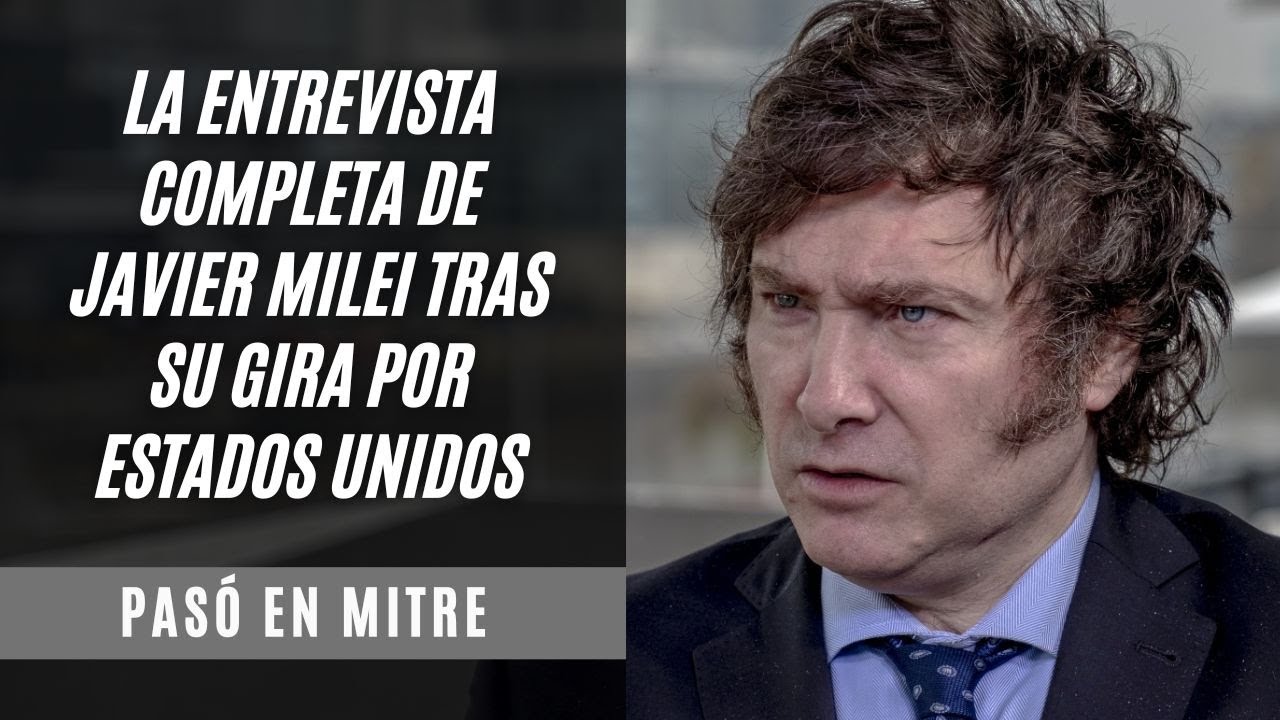Javier Milei habló con Eduardo Feinmann en exclusiva tras volver de Estados Unidos