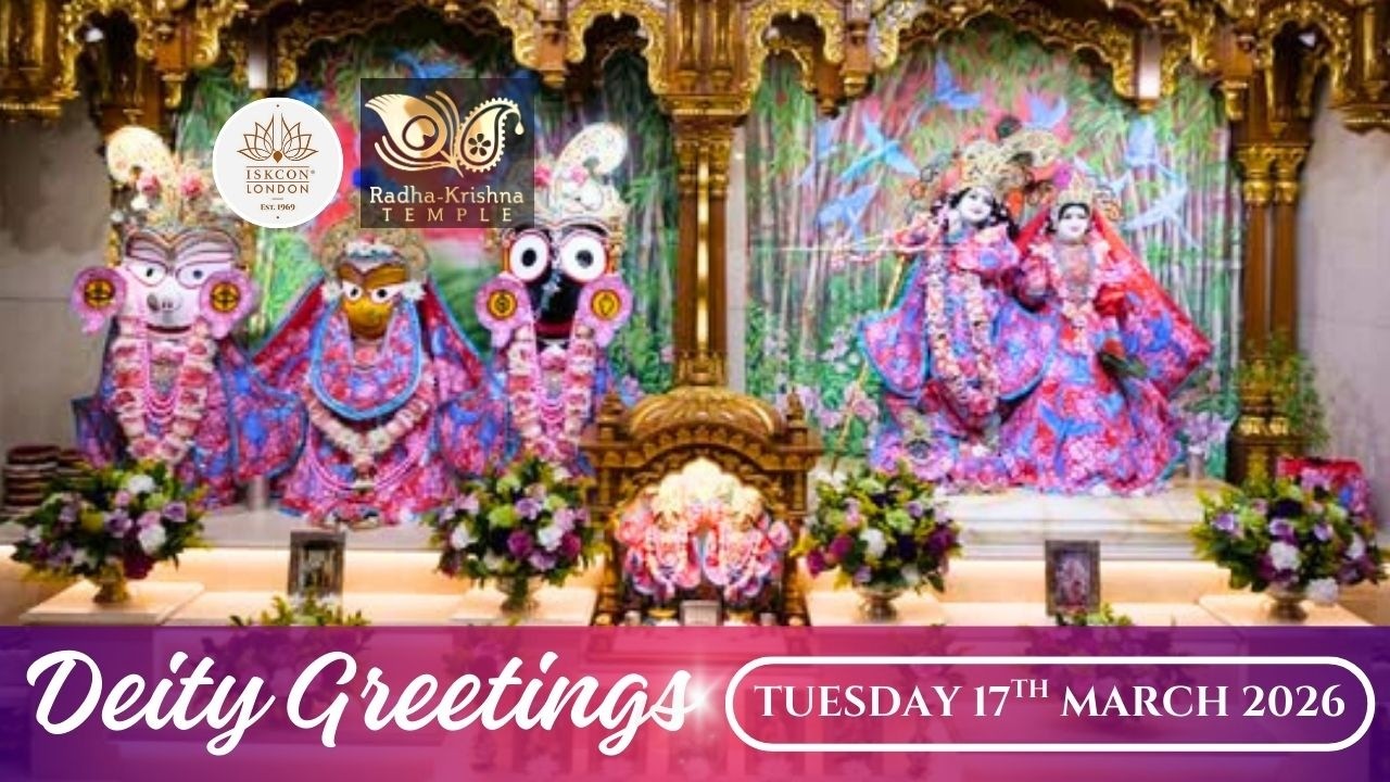 Deity Greetings | Guru Puja | SB 2.7.10 Class by HG Aprameya Krsna Das - 17.03.2026
